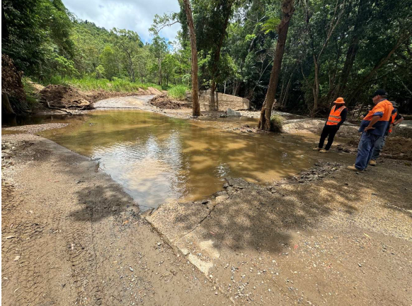 Example of Major Creeks and Culverts Damage